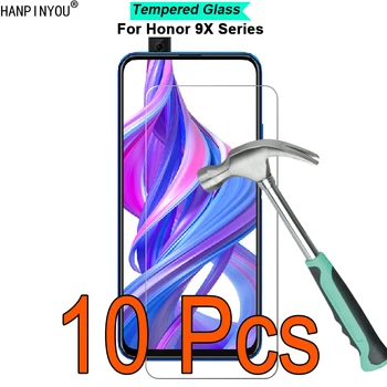 10 Gab./Lote Huawei Honor 9X / Pro 9H Cietība 2.5 D Ultra-plānas Rūdīta stikla, Rūdīta Stikla Filmu Ekrāna Aizsargs Aizsargs
