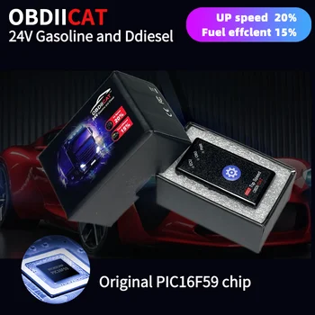 10pcs OBDIICAT-HK01 Super OBD2 ECU Chip Tuning Box Vairāk Power & Griezes moments Nitro OBD Spraudni Vadīt auto piederumi