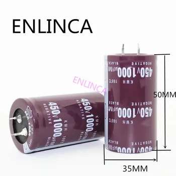 1gb/daudz 450V 1000UF alumīnija elektrolītisko kondensatoru izmērs 35*50mm 450v1000uf 20%