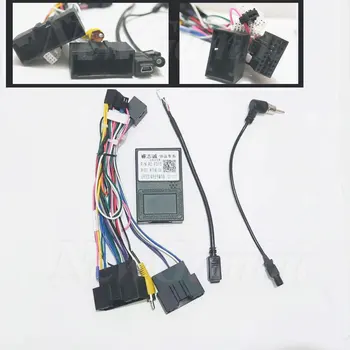2Din Auto DVD Audio Montāžas Adapters Dash Apdares Komplekti Facia Panelis Ford Tranzīta 2015 - 2018 Kabeli vai Canbus
