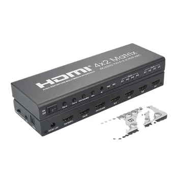 4x2 2.0 HDMI Matrix - Ultra HD HDMI Komutatoru - 4K60Hz YUV4:4:4 HDR LOKA - Izplatītājs