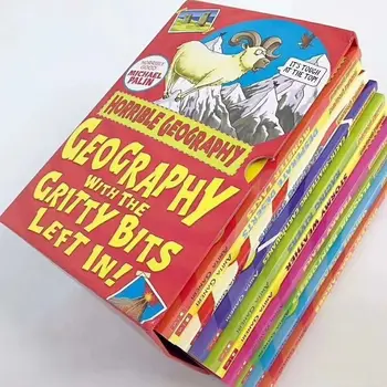Bērnu angļu Storybooks (Biedējošu Matemātiku) Iestatiet 10 Grāmatas angļu Bērnu Gulētiešanas Stāsts Fantastikas Grāmatas