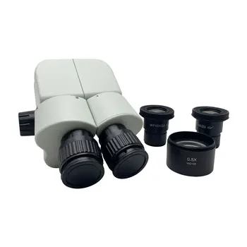 Dimanta rotaslietas Dārgakmens Vienlaicīgi-Fokusa Trinokulara Mikroskopu Tālummaiņas Stereo Galvas 7-45X Autonoma Objektīvs+0.5 XCTV Objektīvs Varat Sazināties ar Kameru