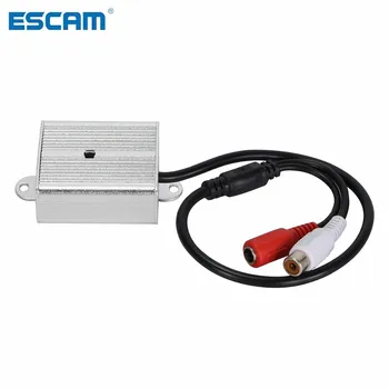ESCAM Regulējams Mini Mikrofons Uztveršanas, Skaņas Monitor Audio Uzraudzības Uzņemt Ierīces Metāla Drošības DVR CCTV Aksesuāri
