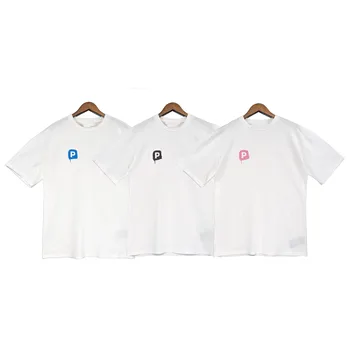 Eņģeļi 23SS Vīriešu, Sieviešu Pāris Vēstuli Logo Modes Gadījuma Apaļu Kakla T-Krekls Vīriešiem, Druka, T-Kreklu Drauga Dāvanu