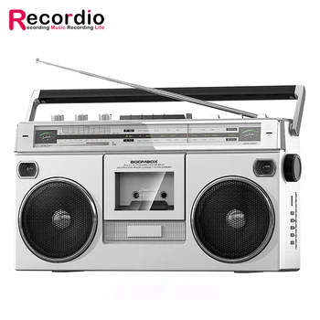 GĀZES RD80 Klasiskās Lentes Atskaņotājs, magnetofons vecmodīgs Nostalgic 80s Retro Stereo Kasešu Diktofonu, Radio, Lai klausītos Mūziku