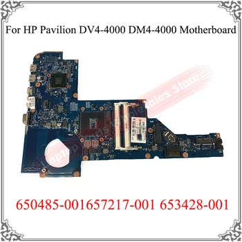 HP Pavilion DV4-4000 DM4-4000 Pamatplate (Mainboard) 650485-001657217-001 653428-001 Loģika Valdes DARBA