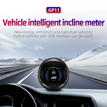 HUD GPS Auto GP11 Head-Up Displejs Digitālā Spidometra ātruma pārsniegšanu Ar Brīdinājuma Signāla Funkciju Daudzfunkciju Skaitītāju Auto Piederumi