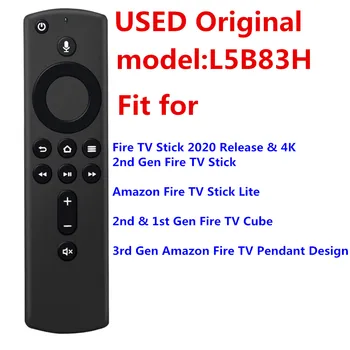 L5B83H Balss Tālvadības par 3rd Gen Amazon Fire TV Kulons Dizaina Uguns TV Stick 2020. Gadam Atbrīvot & 4K 2nd Gen Uguns TV Stick