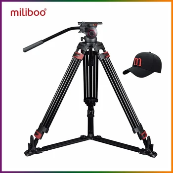miliboo MTT609A Profesionālās lieljaudas Hidrauliskās Galvu Bumbu Kameras Statīvs Videokamera/DSLR Stāvēt Video Statīva Slodze 15 kg Max