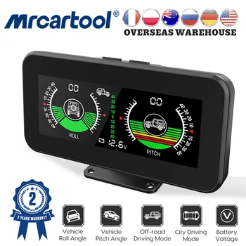 MRCARTOOL M50 Off Road GPS Smart Inclinometer Auto Digitālais Displejs Slīpuma Soļa Leņķi inclinometro Auto HUD Saprātīga Slīpuma Mērītāju
