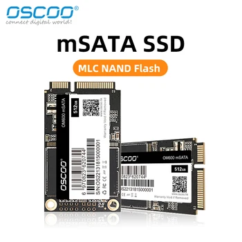 OSCOO 1 TB MSATA SSD Mini SATA III 6Gb/s Iekšējo Cietvielu Disks 128GB 512 gb un 256 gb Cieto Disku, lai Ultrabooks Desktop Laptop SSD