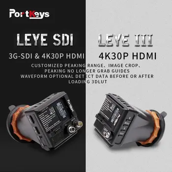 Portkeys LEYE III LEYE SDI 4K HDMI Elektronisko Skatu meklētāju 2,4 Collu LCD displejs [Regulēšana +8D~-3D]