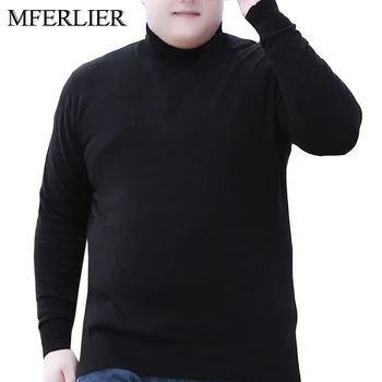 Rudens ziemas Vīriešu džemperis 5XL 6XL 7XL 8XL Krūtis 143cm Plus lieluma vienkrāsainu džemperi, vīriešu, 3 krāsas