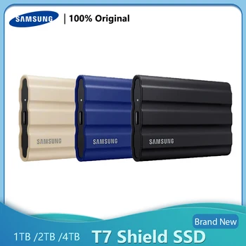 Samsung Portatīvo SSD T7 Shield 1 TB 2 TB Ārējo Cieto Disku, Portatīvo Cieto Disku SSD USB 3.2 Gen2 Desktop Laptop