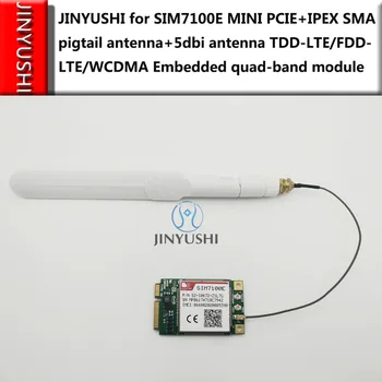 SIMCOM SIM7100E Mini Pci-express +IPEX SMA antenas izvadu+5dbi antenu, TDD-LTE/FDD-LTE/WCDMA Iegulto quad-band noliktavā