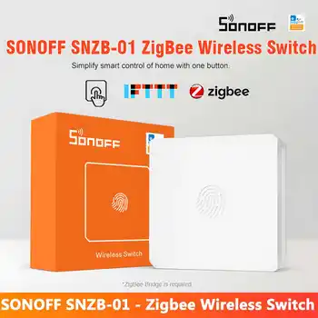 SONOFF SNZB-01 Zigbee Mini Bezvadu Smart Slēdzis, EWeLink APP Tālvadības pults Smart Home Automation Strādā Ar ZBBridge ITF