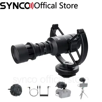 Synco M1S Mikrofons Galda Vlog Spēļu Microfone Condensador Iphone Viedtālruņa spoguļkamera Canon Nikon Sony MIKROFONS Audio