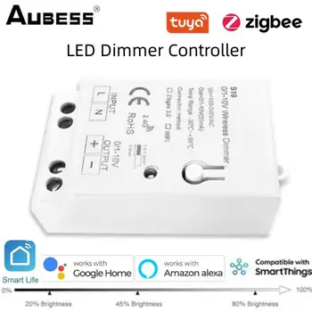 Tuya ZigBee LED Dimmer Controller Smart Home Smart Dzīves Tālvadības pulti Vias Alexa, Google Home SmartThings Nepieciešams ZigBee Vārti