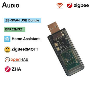 Zigbee 3.0 USB Dongle Balstīts uz Silīcija Labs EFR32MG21 Universālā Zigbee Vārti ZB-GW04 Adapteris Atbalsta ZHA Zigbee2MQTT openHAB